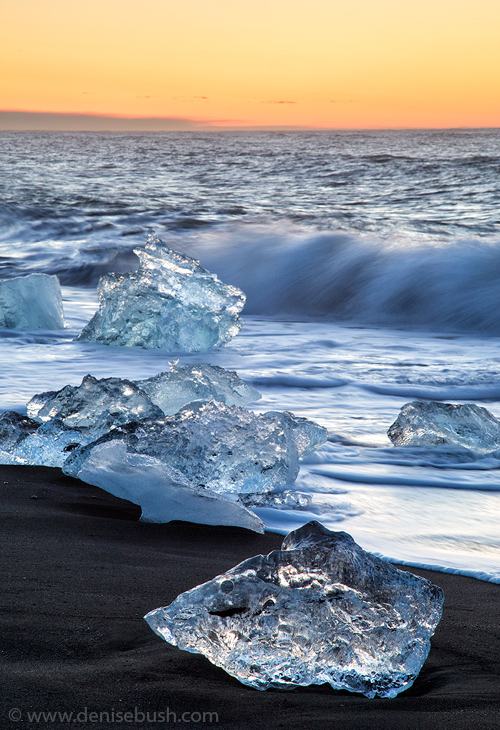 'Icebergs At Sunrise'  © Denise Bush